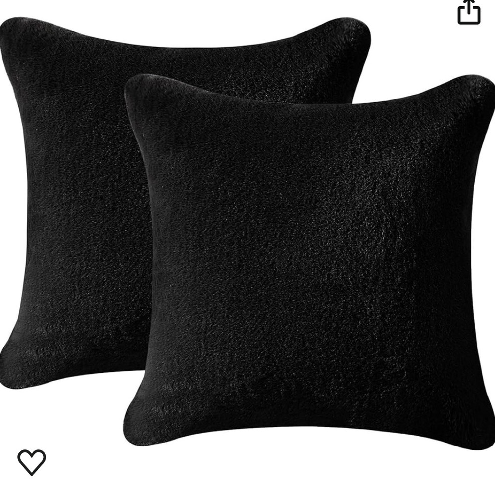 *NIB* SISIZH Decorativr Plush Faux Fur Pillow Covers.